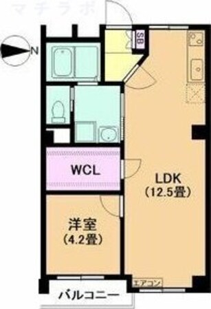 大曽根駅 徒歩5分 6階の物件間取画像